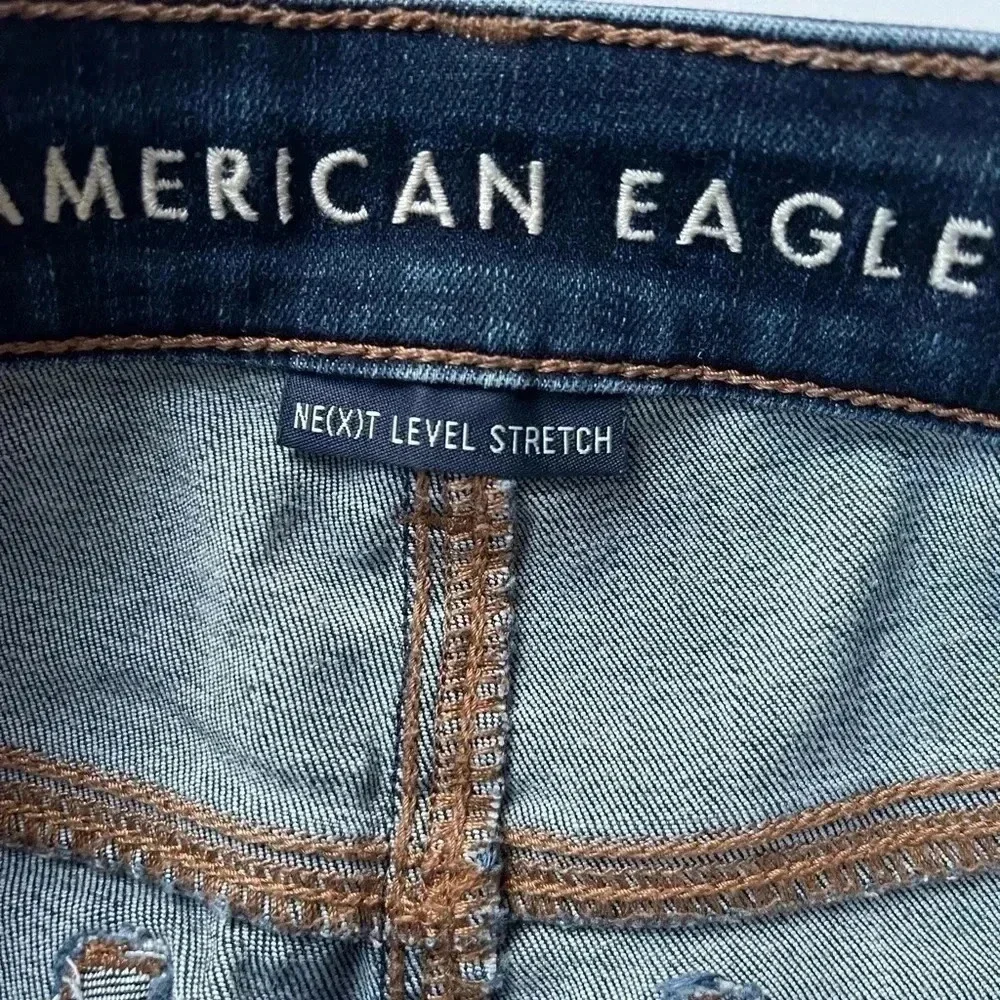 American Eagle Denim shorts Next  level stretch size 4 - Picture 3 of 4